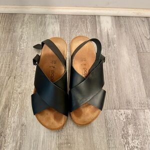 Birkenstock Papillio Women's Black Wedge Sandals